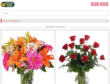 Tablet Screenshot of mobile.phoenixflowershops.com